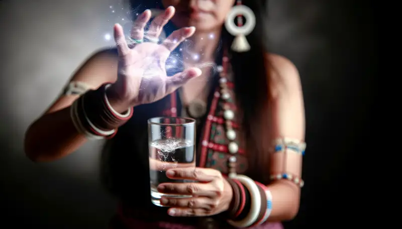 a shaman holding a class of water and pu 2024 12 19 04 21 52 800x457 4f5819e7b8